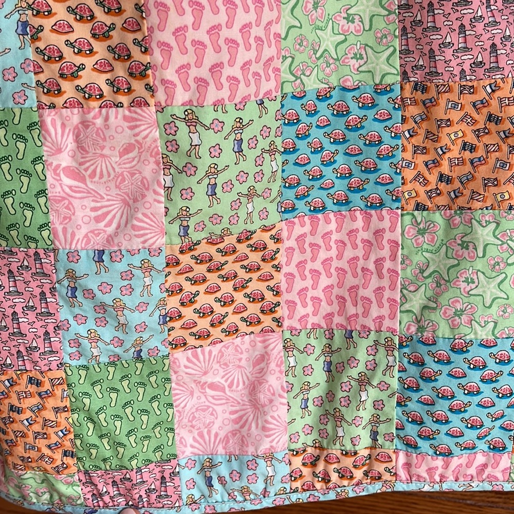 Vineyard Vines Patchwork Strapless Dress - image 4